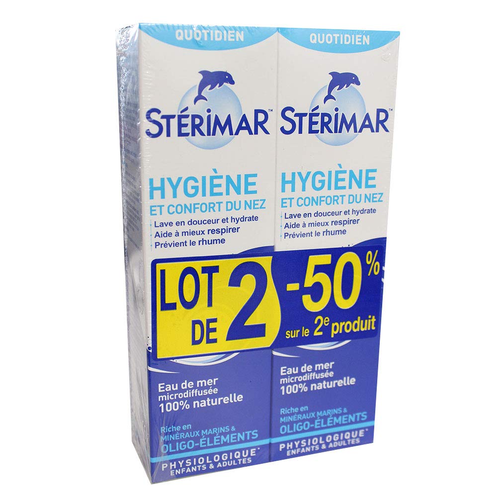 Sterimar Hygiene Nasal Spray - Hayfever and Allergies 2 x 100ml