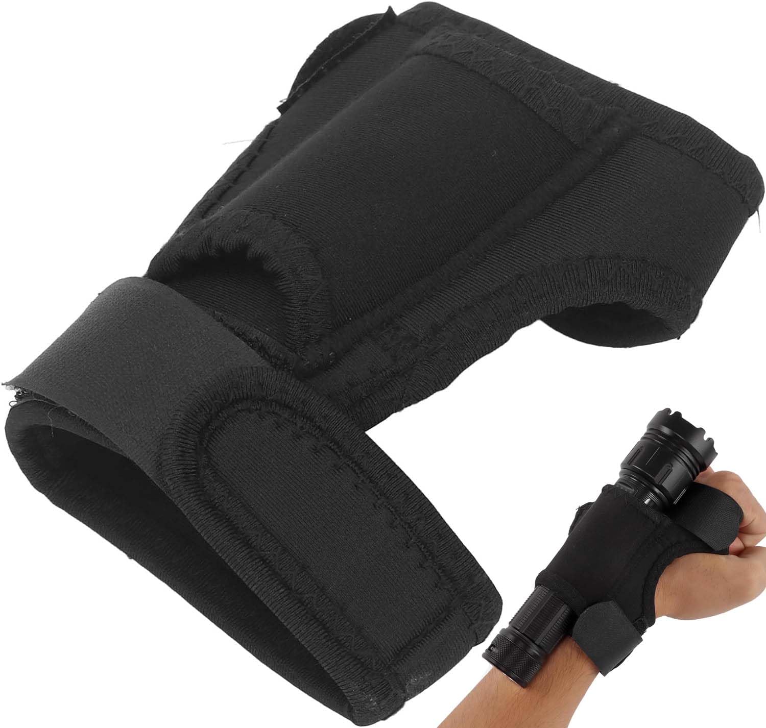 PAIKIUU Adjustable Dive Torch Holder Universal Torch Wrist Strap Diving Flashlight Glove Holder Scuba Dive Lights Accessories
