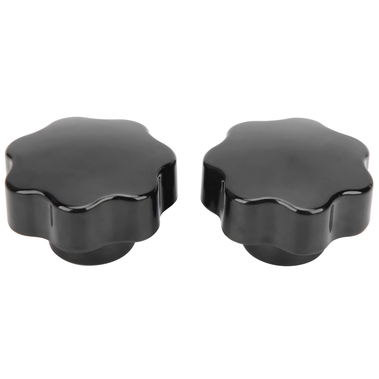 2Pcs M12 Star Knobs, Female Thread Clamping Knob, 7 Star Head Nuts Handle Hand Knobs Grip Knob Handle for Industrial Machine Accessories M12 x 65