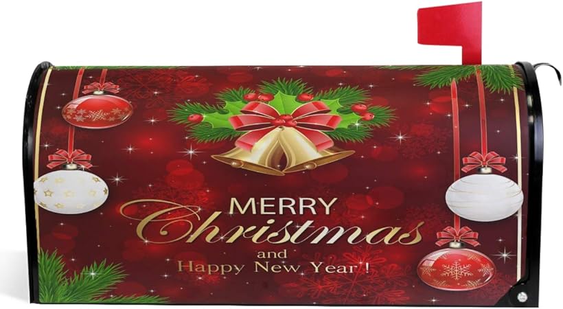 Amazon Com Wamika Merry Christmas Bells Mailbox Covers Magnetic