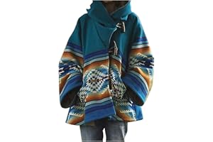 NAMTYQX Beth Dutton Coat for Women Yellowstone Apparel Blue Hooded Jacket Kelly Reilly Coat Winter Woolen Coats