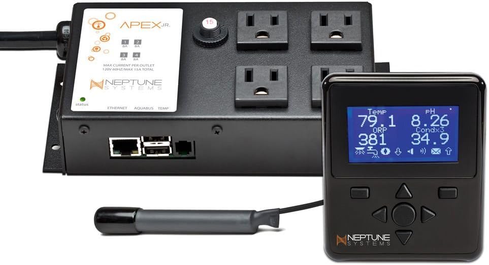 Neptune Systems AquaController Apex Jr. with Display, Temp Probe by Neptune Systems