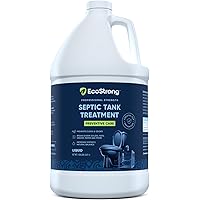 Septic Tank Treatment - 1 Gallon Professional Grade Liquid | Live Bacteria & Enzyme Formula - Erase Septic Odor & Prevent Sep
