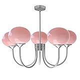 BOKT Mid Century Modern 5 Light Glass Globe