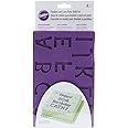 Wilton Silicone Letters and Numbers Fondant and Gum Paste Molds, 4-Piece - Cake Decorating Supplies