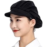Jaspfct 1pc/4pcs Chef Hats-Kitchen Baker Cooking Hair Nets Food Service Caps for Adults