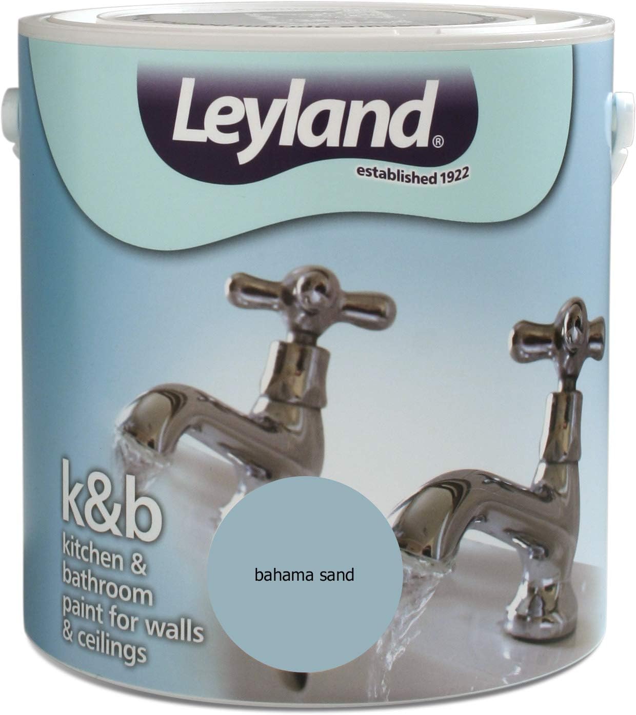 Leyland 306843 Emulsion Paint, Blue Storm, 2.5 Litre Amazon.co.uk DIY