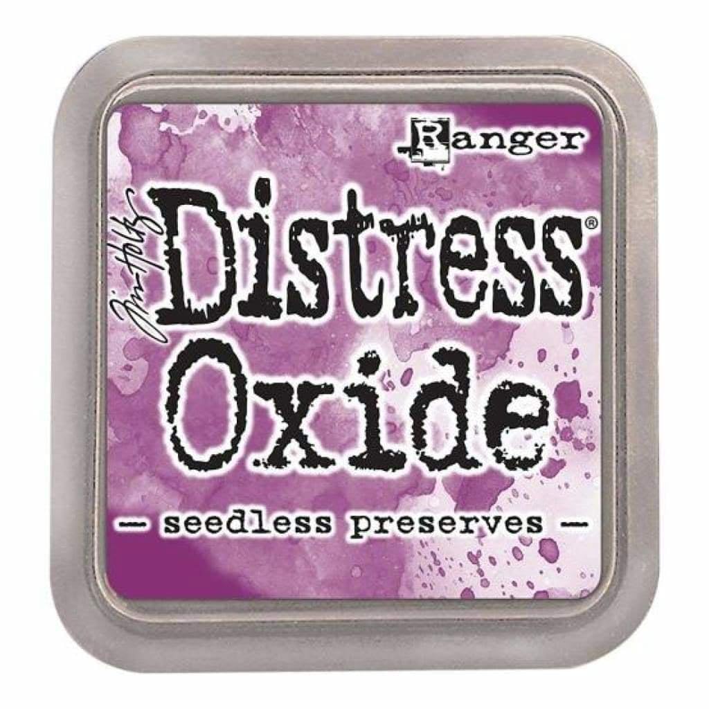 Ranger Tim Holtz TDO56195 Distress Oxide Pad-Seedless Preserves, Synthetic Material, Purple, 7.5 x 7.5 x 1.9 cm