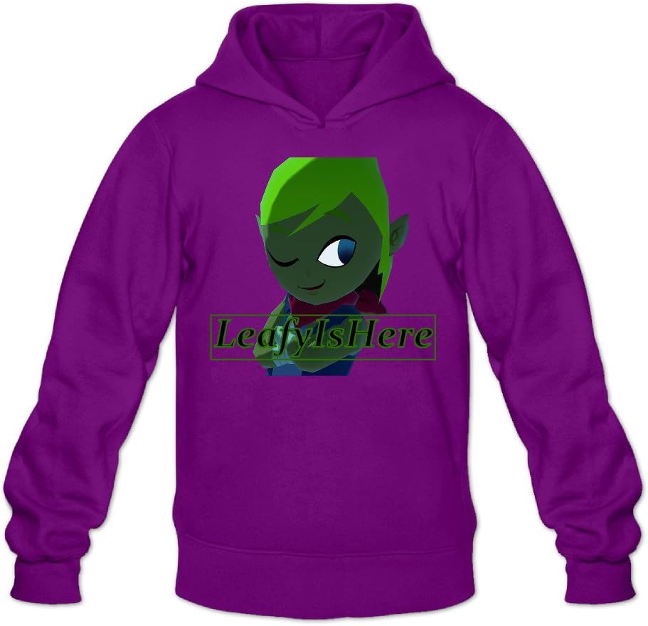 TOP WANG Men's LeafyIsHere Logo Hoodies