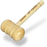 Bratla Pro Cricket Bat Mallet - Solid Wood Mallet Hammer, Long Handle Knocking Mallet For Cricket Bat Preparation