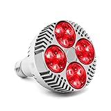 PDGROW Red Light Therapy Lamp, 48W 24 LED Deep Red