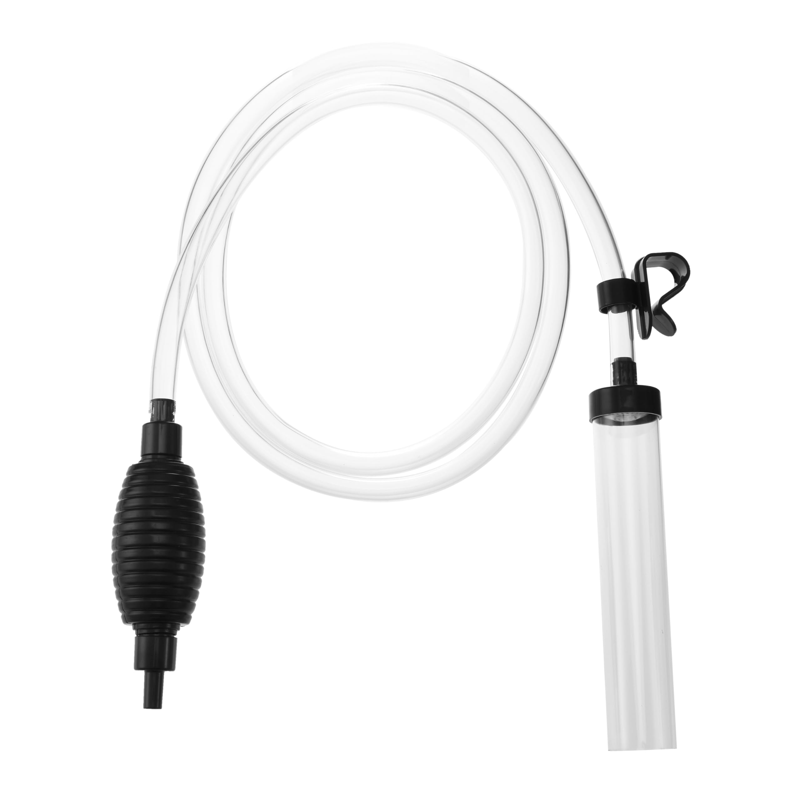Seltomer 6ft Aquarium Siphon Vacuum Cleaner, Hand Siphon Pump Water Changer for Fish Tank Cleaning Gravel & Sand