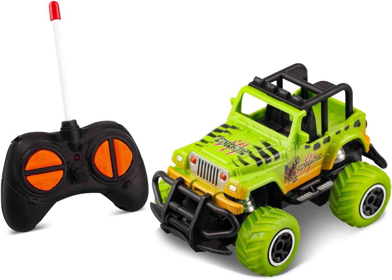 Creative Toy for 3 4 5 6 Years Old Boys,Remote Control Car for 3 4 5 Year Old Boy Gifts RC Car Racer Model Toy for Boy Age 3-6 Yrs Radio Control SUV Jeep Green