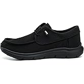 TEYTAP Non Slip Work Shoes for Men Women丨Waterproof Slip On Walking Loafers