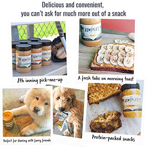 HomePlate Peanut Butter, Creamy, All Natural, No Stir, Non-GMO, 16 oz. Jar