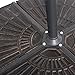 Sundale Outdoor 30 Pounds Fan Shaped Resin Base Weight for Cross Base Patio Offset Umbrella, Cantilever Umbrella Base Weights, Bronze, 4 Pieces