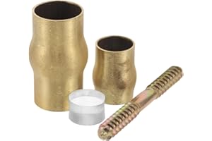 VALICLUD Elderly Cane Joint Set with Anti-Slip Ferrule and Copper Connector for Seniors Walking Stick Accessories Diy Repair 