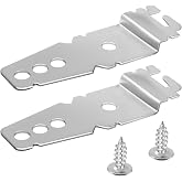 2 Pack 8269145 Dishwasher Mounting Brackets with Screws | UnderCounter Dishwasher Bracket Fit for Kenmore Whirlpool KitchenAid , Dishwasher Clips Replaces 8269145 WP8269145VP