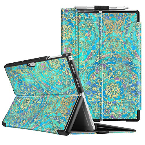 Fintie Case for Microsoft Surface Pro 7 Compatible with Surface Pro 6 / Surface Pro 5 / Surface Pro 4 12.3 Inch Tablet, Hard Shell Slim Portfolio Cover Work with Type Cover Keyboard (Shades of Blue) Fintie Case for Microsoft Surface Pro 7 Compatible with Surface Pro 6 / Surface Pro 5 / Surface Pro 4 12.3 Inch Tablet, Hard Shell Slim Portfolio Cover Work with Type Cover Keyboard (Shades of Blue)