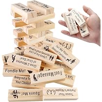 Amazon.com: Couples Drinking Game for Adults - Excited & Exhausted ...
