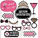 Girls Night Out - Bachelorette Party Photo Booth Props Kit - 20 Count