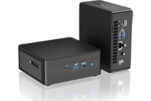FANTILY Intel NUC 11 Pro, NUC11PAHI7 Intel Core i7-1165G7, 4.7 GHz Max Frequency, 4 Cores, Intel Iris Xe Graphics, 12MB Caches, 32GB RAM, 1TB SSD, Windows 11 Pro, WiFi 6.0, 4K 4-Screen Display, Business Home