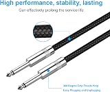 New Bee 3m 10ft Guitar Cable 1/4 to 1/4 Straight to Straight Black view 4