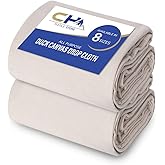 Canvas Drop Cloth for Painting (Size 6 x 9 Feet - Pack of 2) - Pure Cotton Painters Drop Cloth for Painting, Furniture & Floo