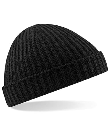 Beechfield Baseball Cap Unisex Retro Trawler Winter Beanie Hat