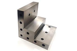 AD INTERNATIONAL 100 mm/ 4" Inch Stepped Angle Plate for Milling Machine Tool
