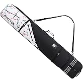 FIXITOK Snowboard & Ski Bag for Air Travel, Waterproof Full Padded Snowboard Bag Fit Board, Boots, Clothes, Helmet and Gear, Adjustable Length Ski Bag(157CM-181CM)