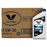 Valvoline Daily Protection SAE 5W-30 Synthetic Blend Motor Oil 1 QT, Case of 6 (Packaging May Vary)