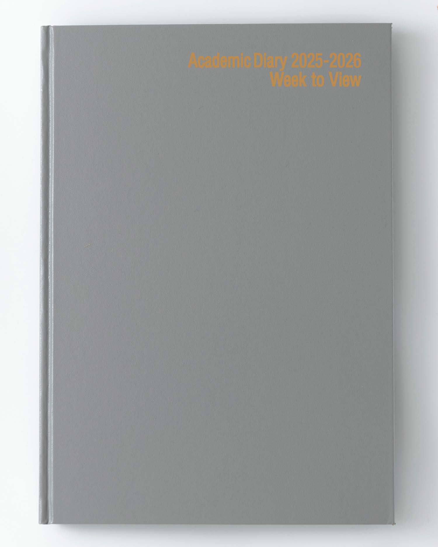IMPRINT 2026-2027 A4 Academic Diary – Mid-Year Week-to-View Planner for Students & Teachers – Case Bound Organiser with Timetable, Term Dates & Notes Pages (Light Grey)