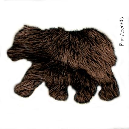 faux bear skin rug for nursery