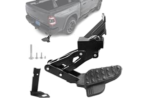 LONGKEES Rear Bed Step for Dodge Ram 2500 3500 (2019-2024) – Retractable Bumper Tailgate Step, OEM Replacement 82215842AH 82215842AD