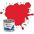 Humbrol 14ml No. 1 Tinlet Enamel Paint 19 (Bright Red Gloss)