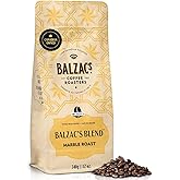 Balzac’s Coffee Roasters - Balzac’s Blend | 100% Arabica Whole Bean Coffee | Marble Roast (Dark) | Bold, Rounded, and Generou