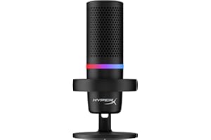 HyperX DuoCast – RGB USB Condenser Microphone for PC, PS5, PS4, Mac, Low-profile Shock Mount, Cardioid, Omnidirectional, Pop Filter, Gain Control, Gaming, Streaming, Podcasts, Twitch, YouTube, Discord