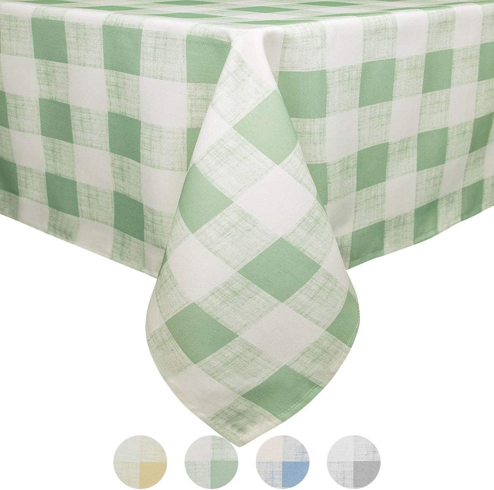 Best 52 inch green round christmas table cloth