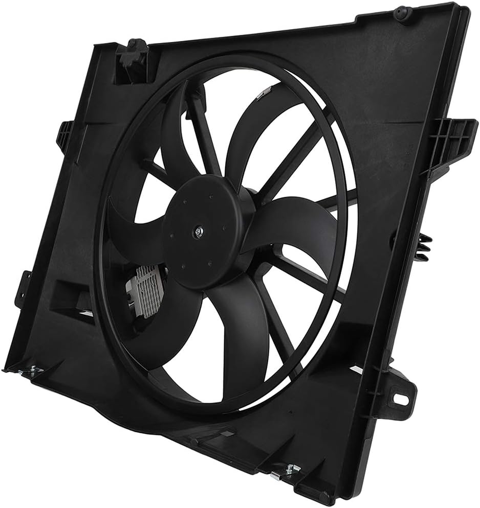 cciyu Radiator or Condenser Cooling Fan Fit for 2006 2007 2008 2009 2010 2011 for Ford Crown Victoria for Lincoln Town Car Mercury Grand Marquis