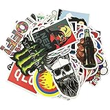 Laptop Stickers 100 pcs Random Sticker Pack Car Stickers Motorcycle Bicycle Luggage Decal Graffiti Patches Skateboard Waterproof Stickers (100 Pcs)