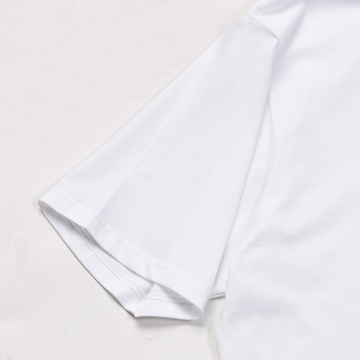 GRACEBOX Men\'s Short Sleeve Tee Slim-Fit 100% Cotton Crew&Round Neck T-Shirts Casual Tops for Men