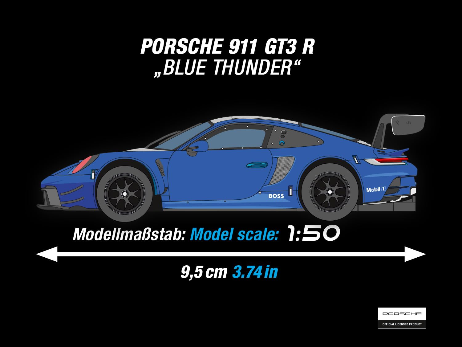 Carrera HYBRID Runway Chase - Rennspaß der neuen Generation - Legendärer Porsche 911 GT3 R im Maßstab 1:50 - Hybrid Technologie mit KI-Unterstützung - Steuerung per Smartphone-App - Amazon Exklusiv 5