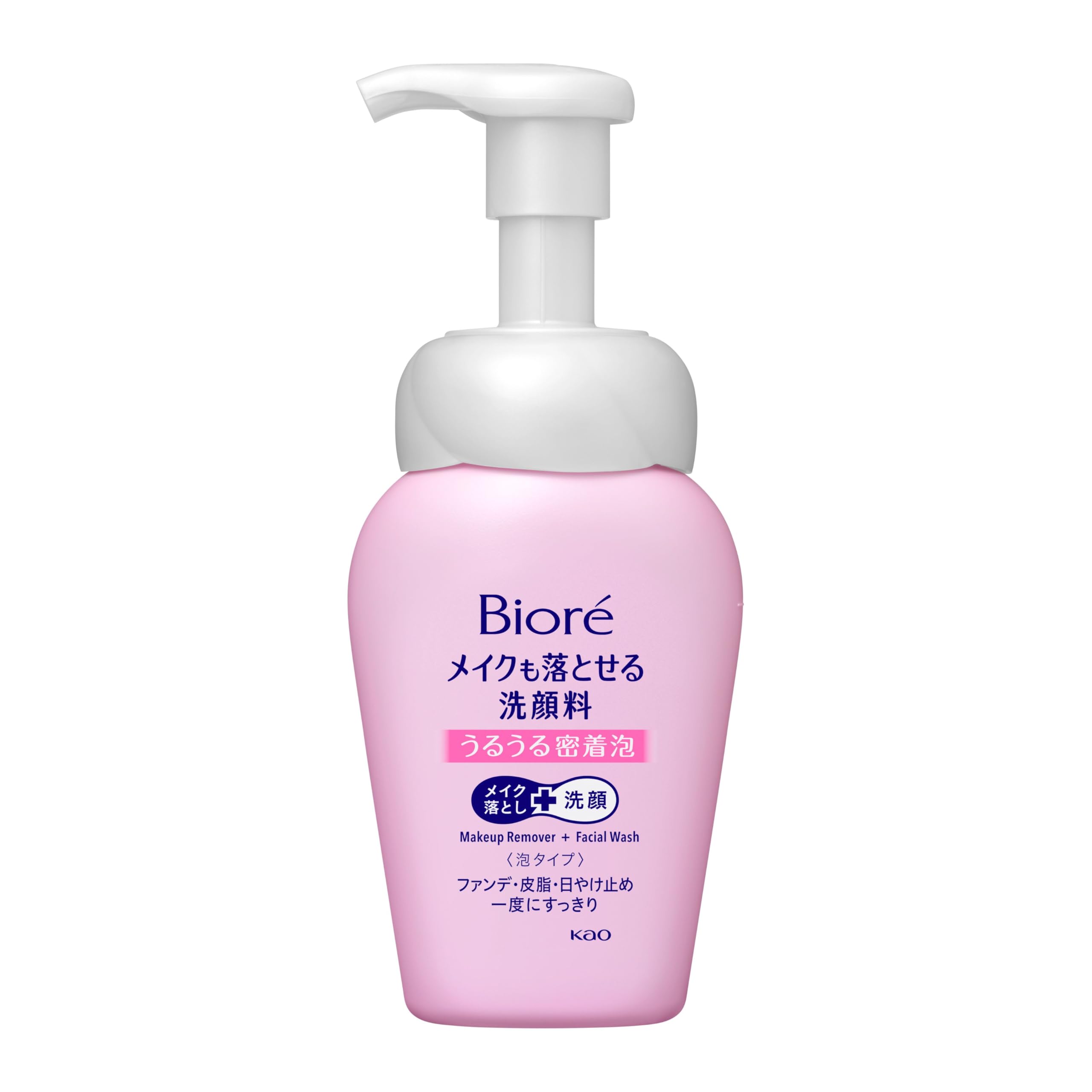 Biore Make Mo Otoseru Facial Washing Foam Uru Uru Micchaku-Awa 160ml (Japan I...