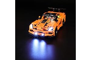 LIGHTAILING Light Set for (Technic Chevrolet Corvette ZR1) Building Blocks Model - Led Light kit Compatible with Lego 42093(NOT Included The Model)