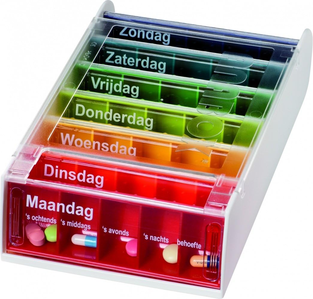 Anabox AL70010 Weekly Medication Box Dutch Design
