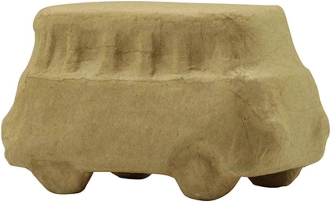 Décopatch, Ref SA209C, Minivan, Papier Maché Object to Decorate, 16 x 8 x 9cm