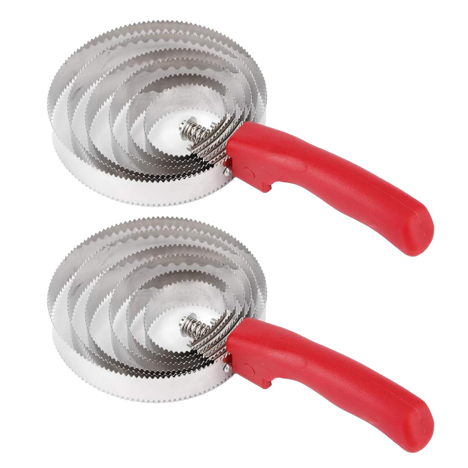 XNHIU Horse Grooming Brush with Metal 6 Rings - Livestock Hair Shedding Comb Deshedding Tool