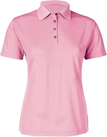 camisa tipo polo rosada