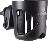 LittleLife Buggy Cup Holder Universal Bottle Organiser for Stroller Black